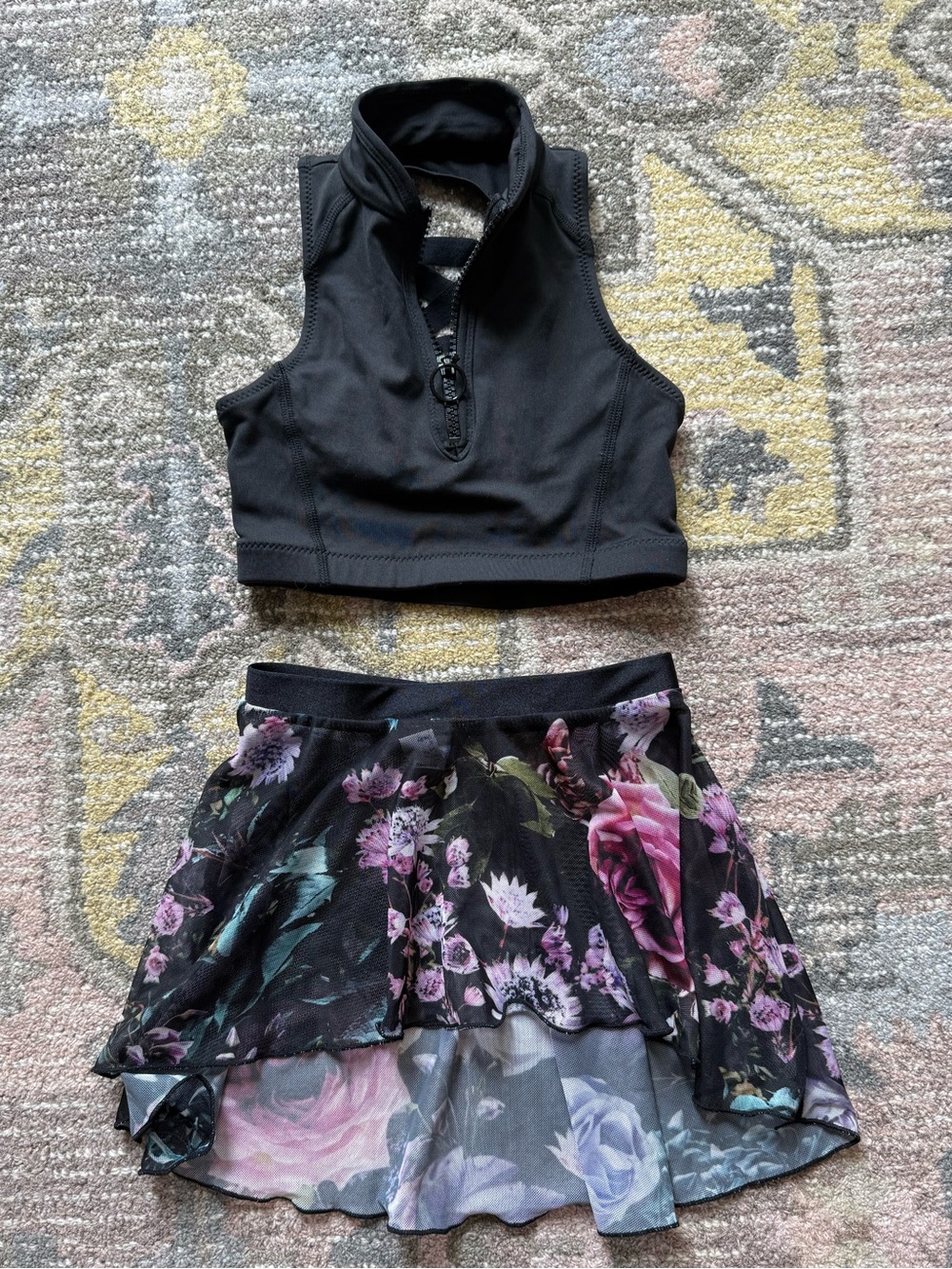❤️ Danz in Motion Dancewear Set 6/7 skirt crop top